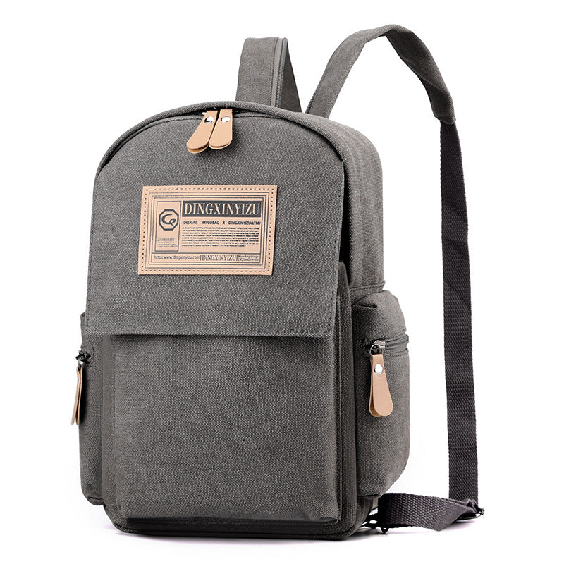DINGXINYIZU 2-in-1 Functional Crossbody Sling Bag Backpack (Grey)