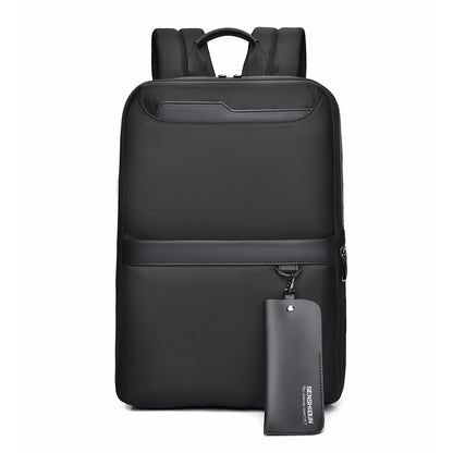 Premium Urban Slim Sleek Minimalist Backpack (Black)