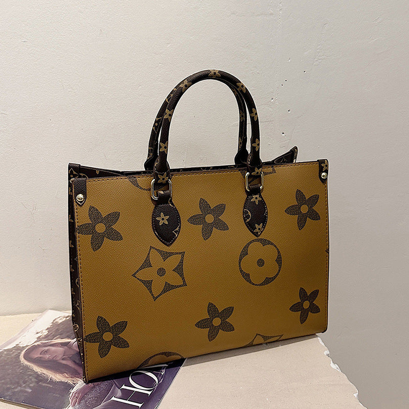 Retro Classic Vintage Women's Handbag (Brown)