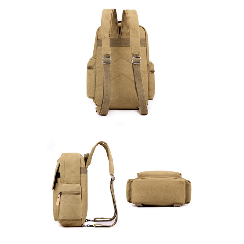 DINGXINYIZU 2-in-1 Functional Crossbody Sling Bag Backpack (Grey)