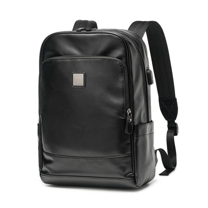 ETONWEAG K6073 Smart Minimalist Leather Backpack