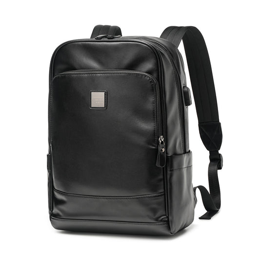 ETONWEAG K6073 Smart Minimalist Leather Backpack