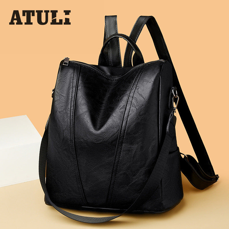 ATULI PU Leather Women's Backpack