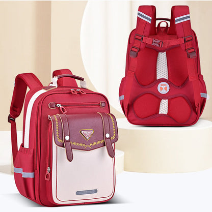 Huacheng Premium Royal Style Backpack (Red)