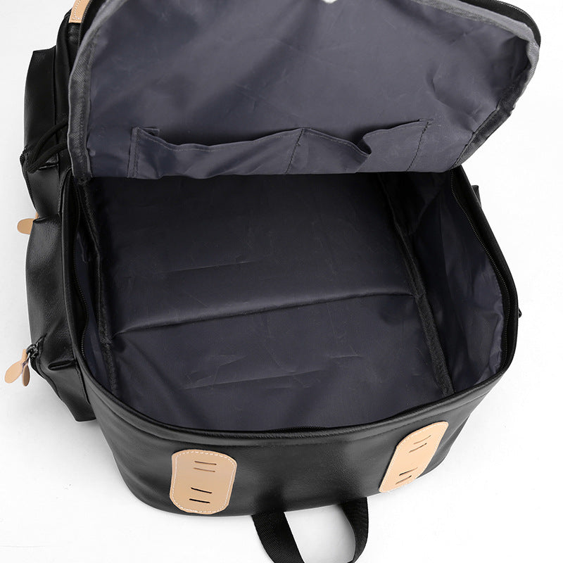 KABINU DINGXINYIZU Fashionable Leather Backpack