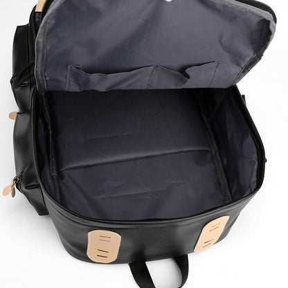 KABINU DINGXINYIZU Fashionable Leather Backpack