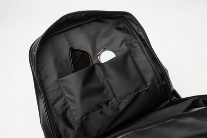 ETONWEAG K6073 Smart Minimalist Leather Backpack