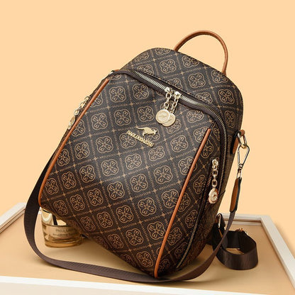 Diamond Flower Women’s Backpack (Black)