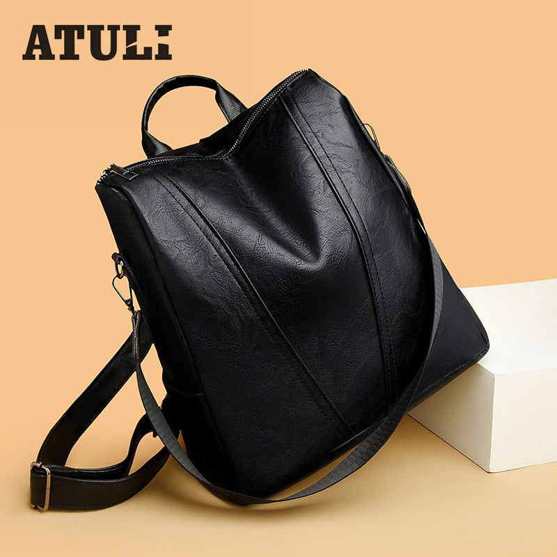 ATULI PU Leather Women's Backpack