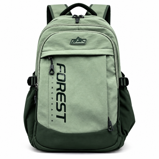 Forest Light Weight Multi-Pocket Backpack (Light Green)