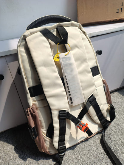 Off-White Style Multi-Pocket Design Backpack
