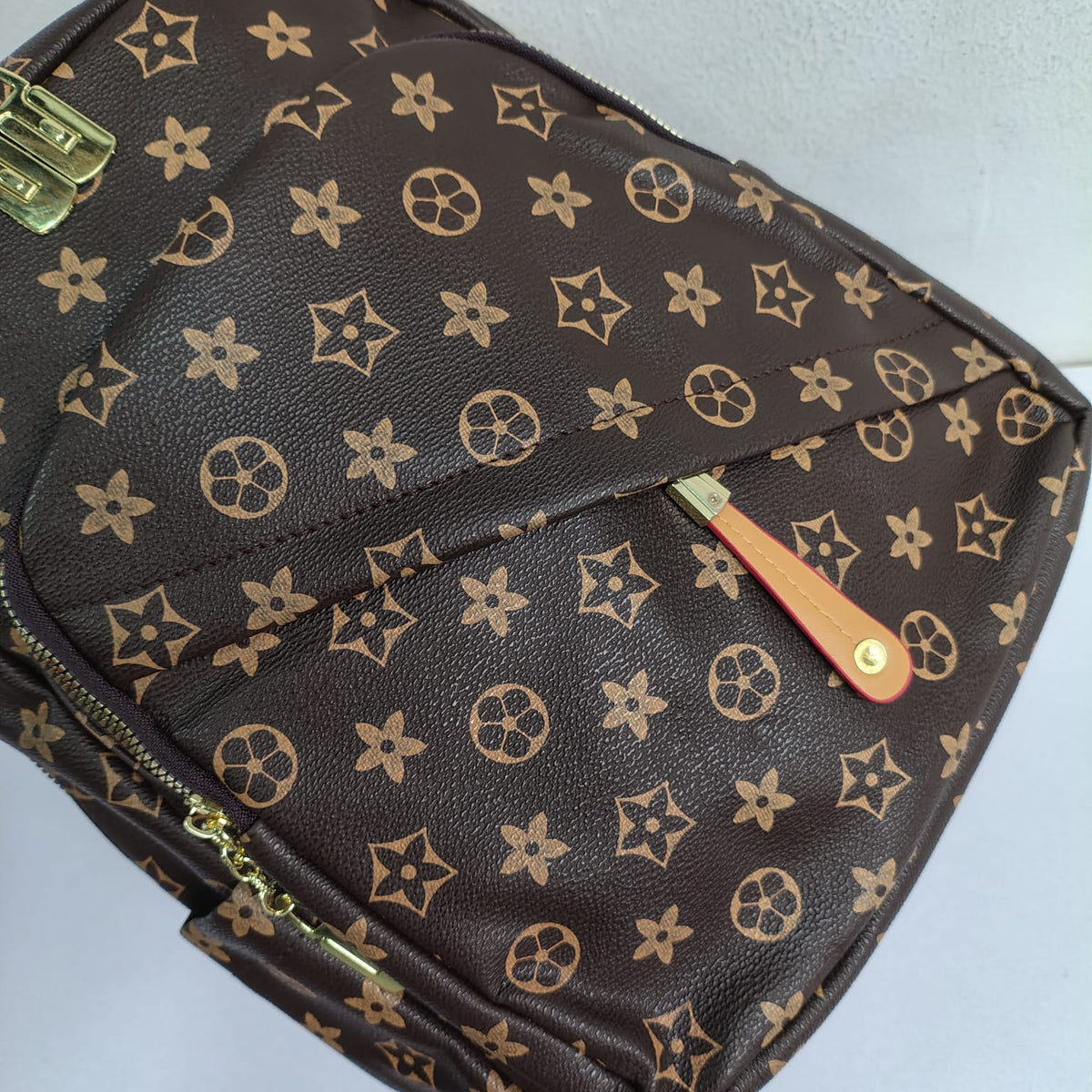 Luxury Classic Flower Monogram Women's Backpack