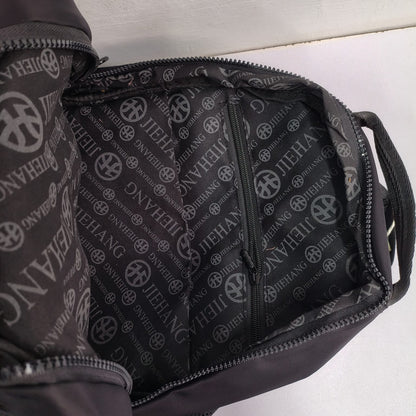 Premium Waterproof Nylon Women Backpack (Black)