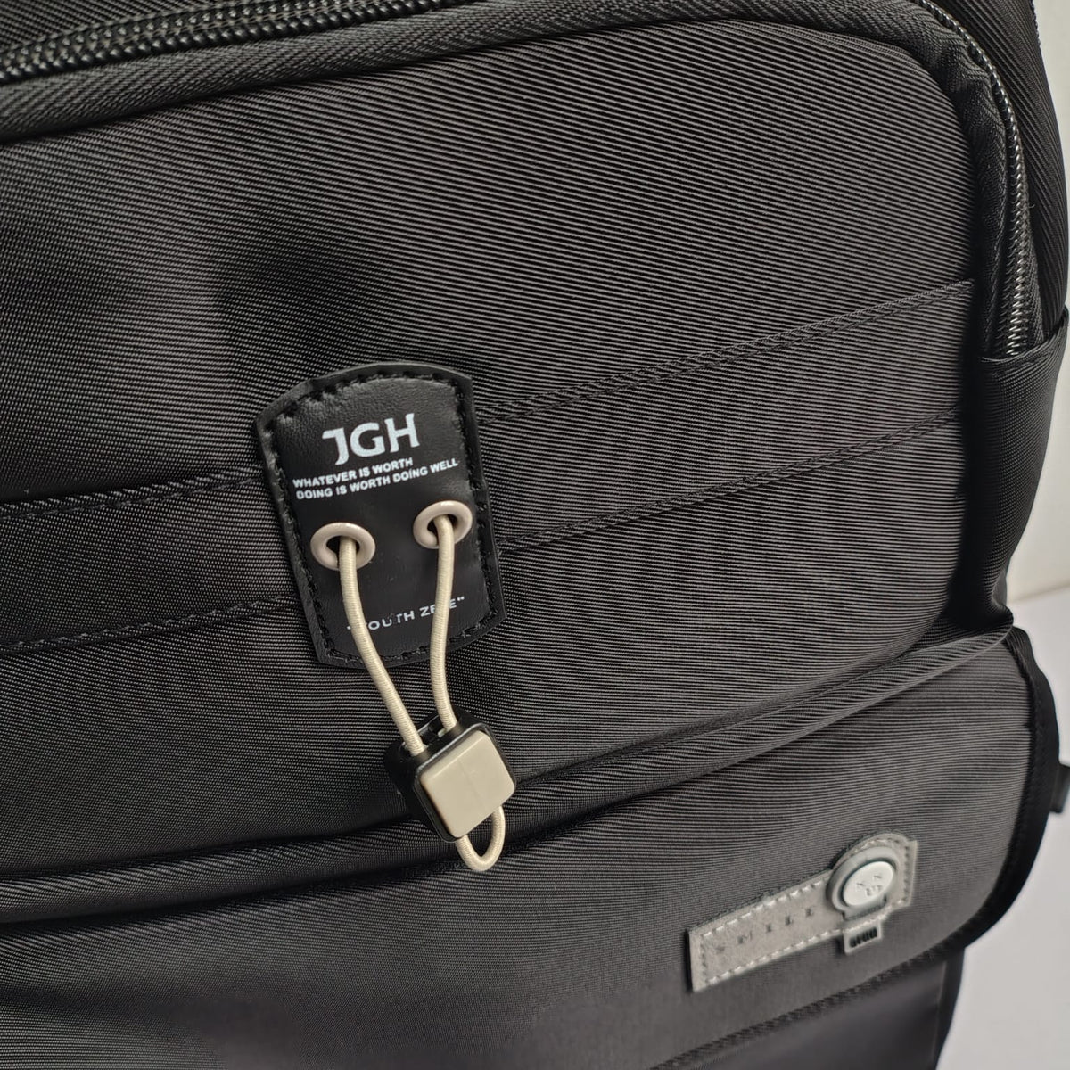 JGH Casual Multi-Pocket Stylish Backpack (Black)