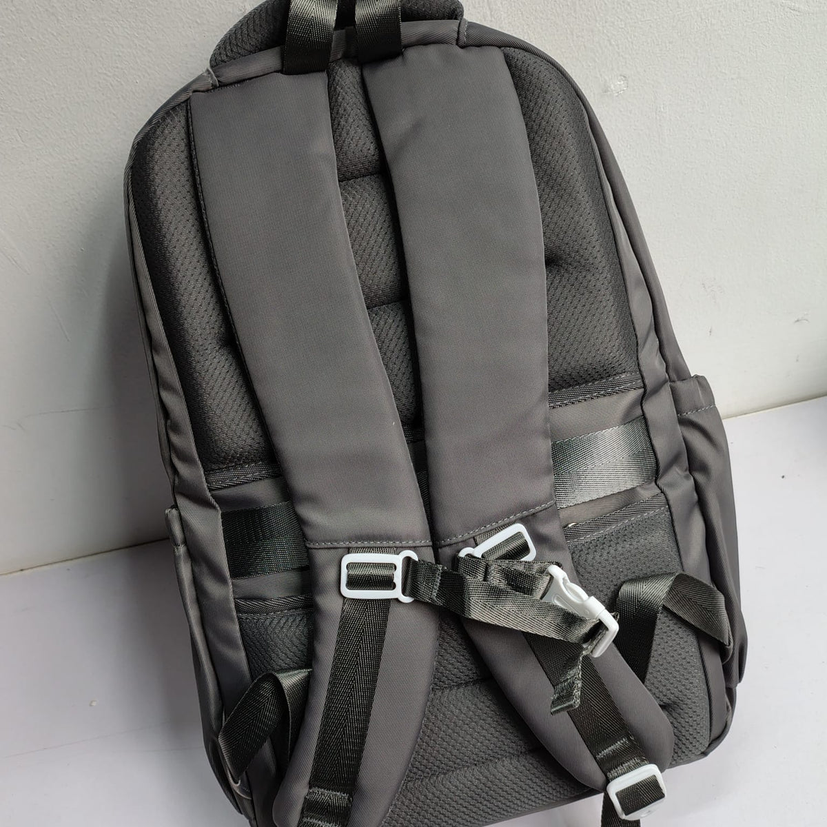 JGH Casual Multi-Pocket Stylish Backpack (Grey)