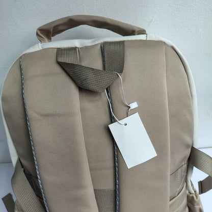 SYSTEM Minimalist Large Capacity Backpack (Beige)