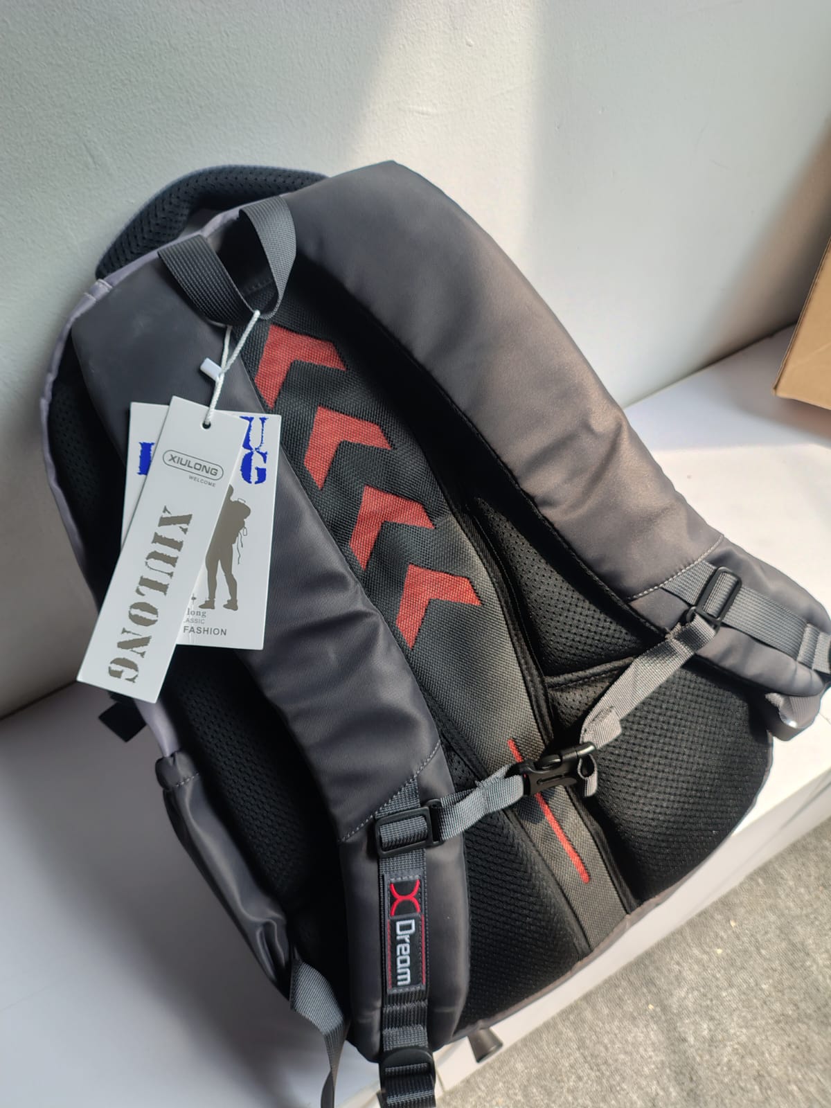 Wild West Lightweight Waterproof Grey Backpack