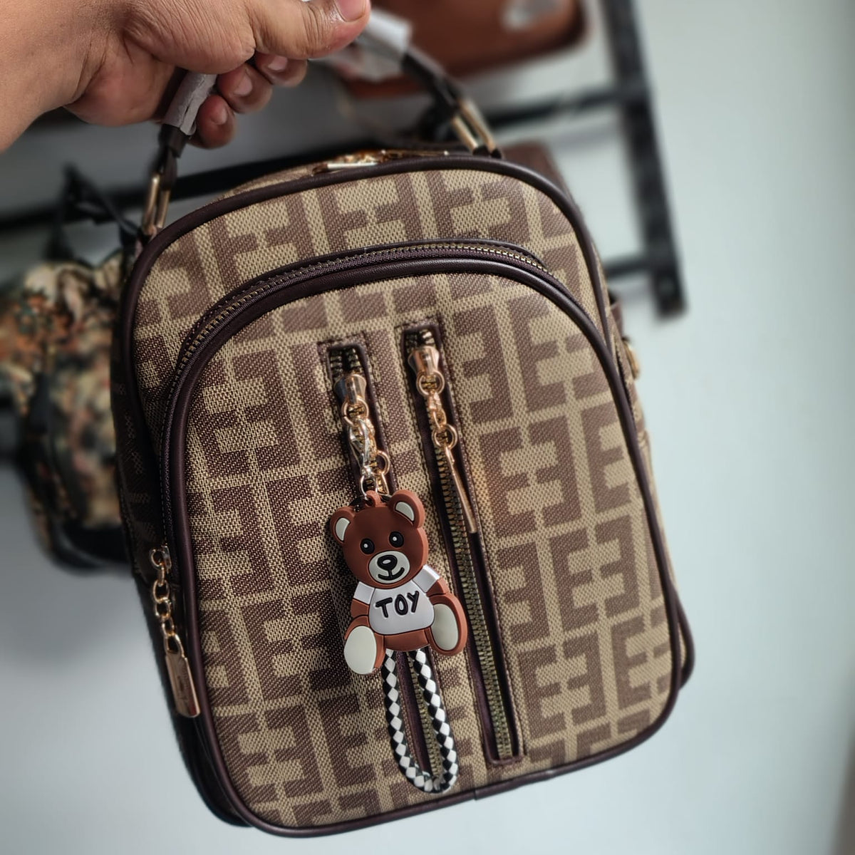 Stylish Patterned Convertible Women's Backpack