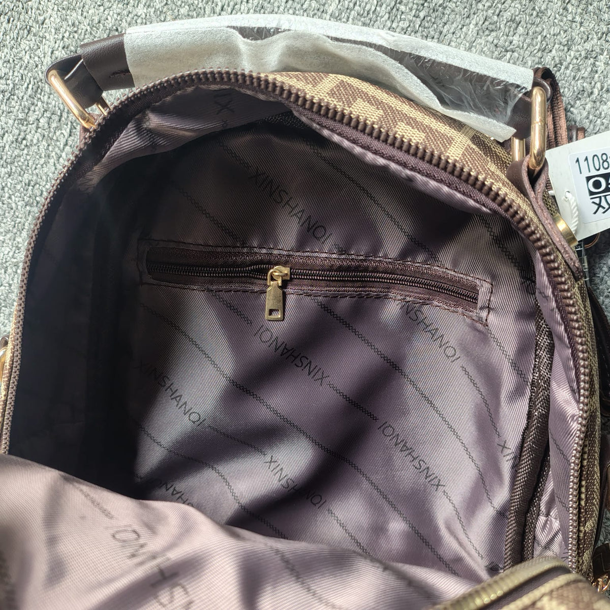 Stylish Patterned Convertible Women's Backpack (GG Pattern)