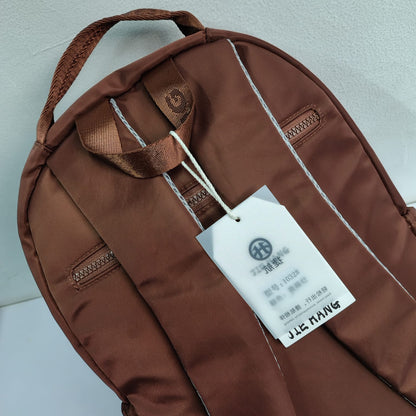 Premium Waterproof Nylon Women Backpack (Brown)