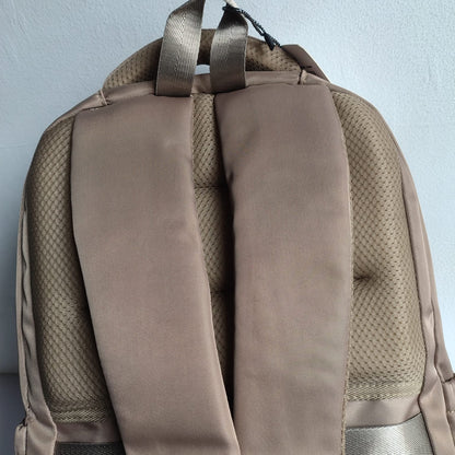 JGH Casual Multi-Pocket Stylish Backpack (Beige)